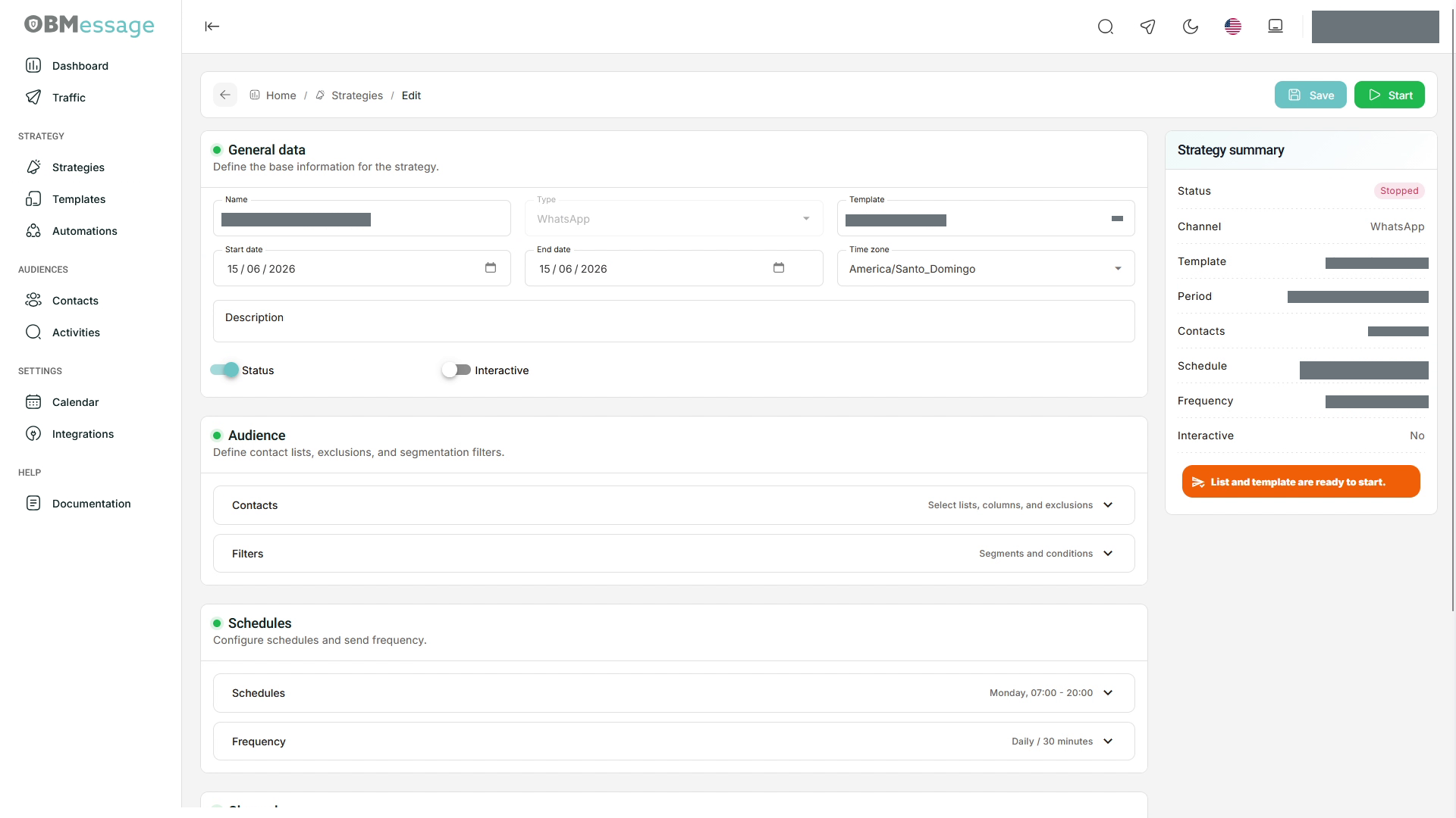 Edit: general information and strategy summary